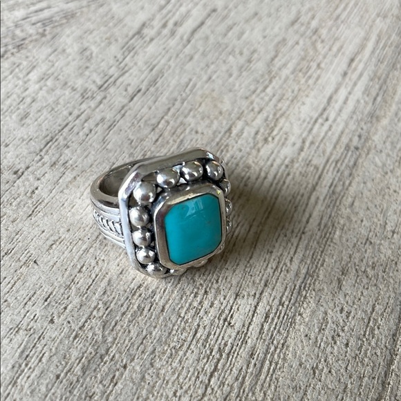 Sterling Gemstone Ring - Picture 1 of 4